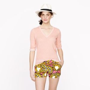 J Crew Ratti Electric Kiwi Short; Pre-owned